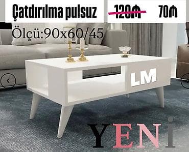 Düz masa, Açılmayan, Təkərsiz, Zəmanətsiz