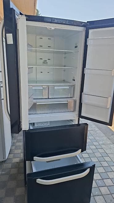 soyuducu arcelik: 4 qapılı Hotpoint Ariston Soyuducu Satılır, rəng - Qara — 2