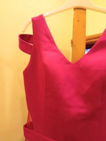 semqa baliq: Xanım üçün qırmızı rəngli, uzun ziyafət paltarı. Viol firması. 36/38 — 6