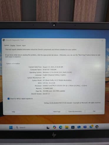 islenmis notbuklar: HP ZBook Firefly 14 G7 Satışa təqdim etdiyim HP ZBook Firefly 14 G7 — 3
