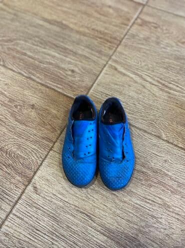 Uşaq üçün futbol ayaqqabısı – Adidas - Rəng: mavi, yanlarda 3 zolaq