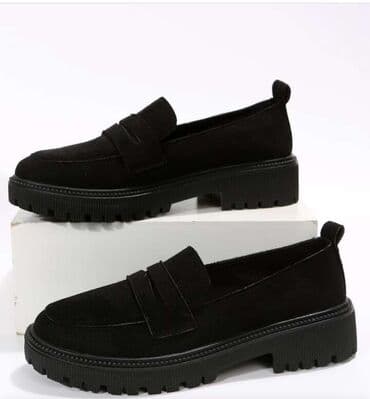 parça mokasinlər: Ölçü: 37, rəng - Qara, Yeni — 2