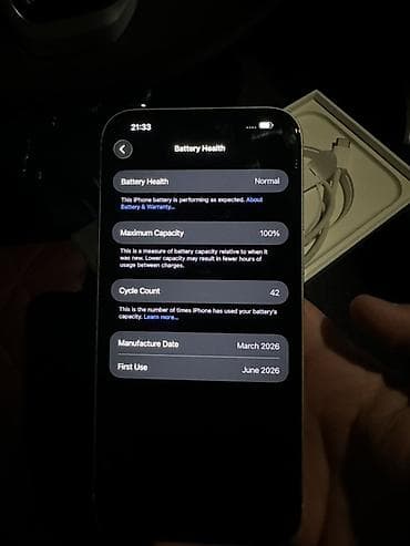 13 256: IPhone 17 Pro Max, 256 GB, Ağ, Face ID — 5