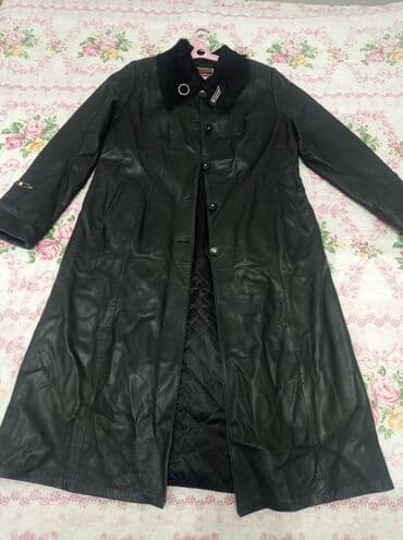 dublyonka dublonka дублёнка: Palto, 3XL, rəng - Qara — 1