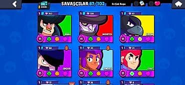 daş vallar: Brawl Stars hesabı – yüksək inkişaf etmiş profil - Kupa sayı: 35,006 — 2