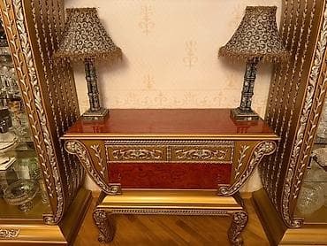 oturaca: İşlənmiş, Klassik divan, 2 kreslo, Divan, Bazasız, Açılmayan — 8