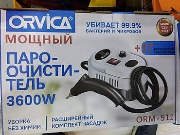 Утюги: ORVICA buxarlı təmizləyici, 3600W (ORM-511/ORM-512) Güclü — 2