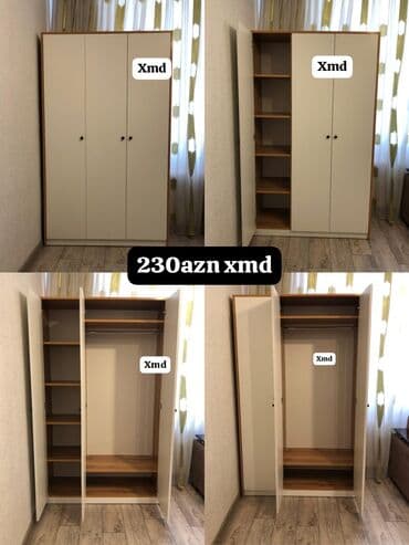 Açılan, 3 qapılı Düz dolab, Qarderob, paltar dolabı lalafo.az -da Açılan, 3 qapılı Düz dolab, Qarderob, paltar dolabı
