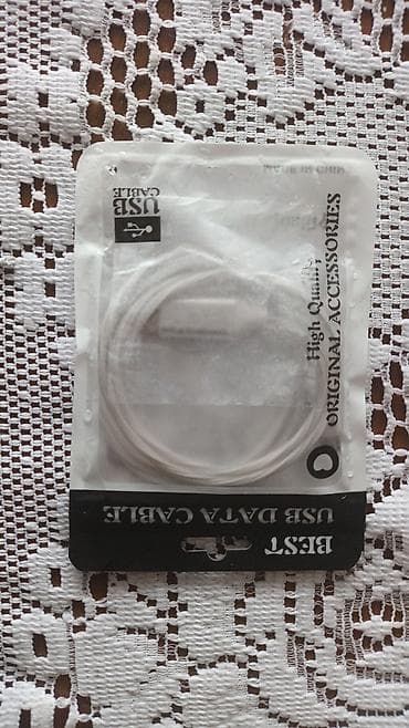 USB data kabeli – ağ rəng, “Original Accessories / High Quality” lalafo.az -da USB data kabeli – ağ rəng, “Original Accessories / High Quality”