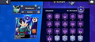 bal: Brawl Stars hesabı – yüksək inkişaf etmiş profil - Kupa yolu: 45.464 — 3