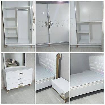 tək kravat: 2 təknəfərlik çarpayı, Dolab, Komod, Termo, Türkiyə, İşlənmiş — 1