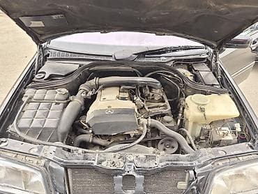 mercedes e 240 2004: Mercedes-Benz S-Class sedan (W140 kuzov) – qara rəngli, tam ölçülü — 9