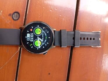 kompüter ekran: İşlənmiş, Smart saat, Sensor ekran, rəng - Qara — 1