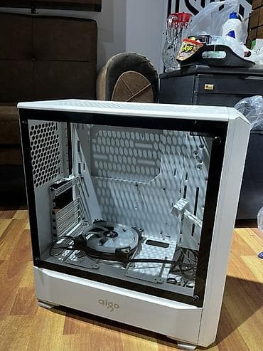 asus komputer: Səliqəli Az İşlənmiş Aigo ağ kompüter korpusu - Şüşə yan panel — 1