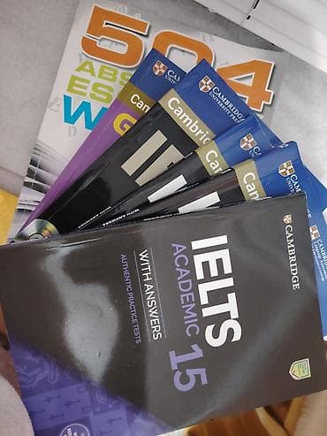 IELTS hazırlığı üçün komplet kitab seti Qələm yazısı yoxdur, bəzi — 1
