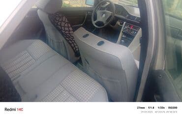 turbo az c class: Mercedes-Benz W124 sedan - Gövdə: 4 qapı, metalik boz rəng - Ön — 5