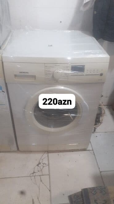 tikiş maşını qiymətləri: Siemens paltaryuyan maşın - Ön yükləməli model - Elektron idarə — 1