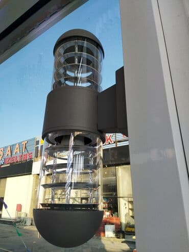 divar üçün işıq: Ajax şirkətinin istehsalı olan silindr formalı təhlükəsizlik kamerası — 1