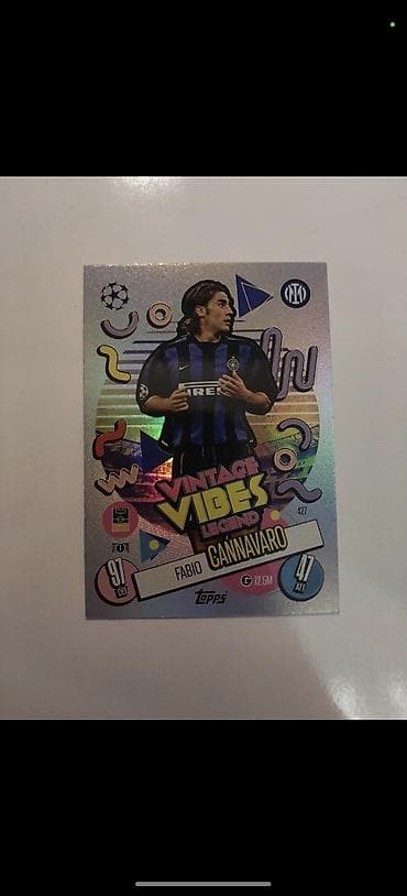 gitara simi: Topps futbol kolleksiya kartı – “Vintage Vibes Legend: Fabio — 1