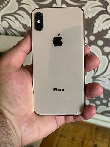 ev kamera: IPhone Xs, 512 GB, Qızılı, Sənədlərlə, Face ID, Simsiz şarj — 1