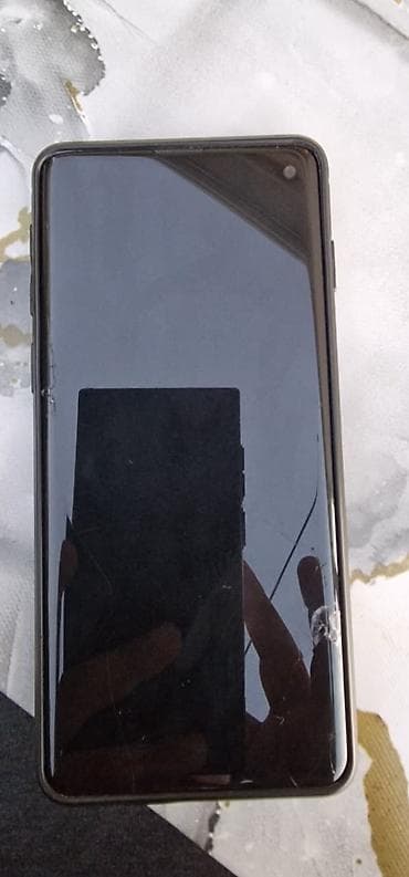 discover note 21 plus: Samsung Galaxy S10, 128 GB, rəng - Qara, Qırıq — 2