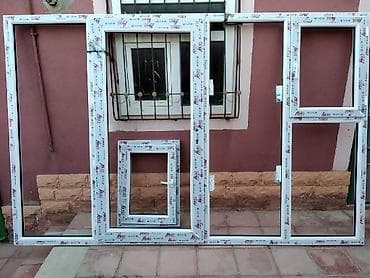 pencere qapi: Pvc plastik qapı və pencereler sərfəli qiymətə yığılması və mantaji — 2