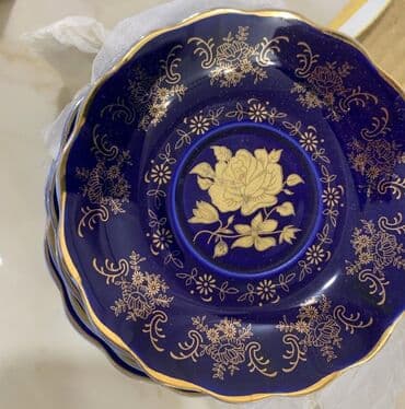 sufrə: Nəlbəkilər, 6 ədədli dəst, rəng - Göy — 1