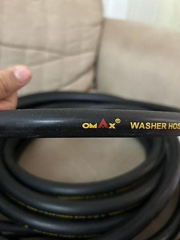 Новое на lalafo: OMAX yüksək təzyiqli yuyucu şlanq 15 metrdir işlenmeyib orjinal omax — 2