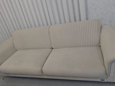 диван в стиле лофт: Диван, Нераскладной, Без подьемного механизма, Велюровая ткань — 2