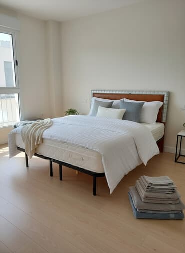 yataq taxtı: Yeni, İkinəfərlik çarpayı, Bazasız, Matras ilə, Siyirməsiz, Azərbaycan — 3