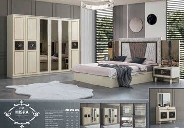 Qab-qacaq və mətbəx ləvazimatları: İkinəfərlik çarpayı, Dolab, Termo, 2 tumba, Yeni — 1