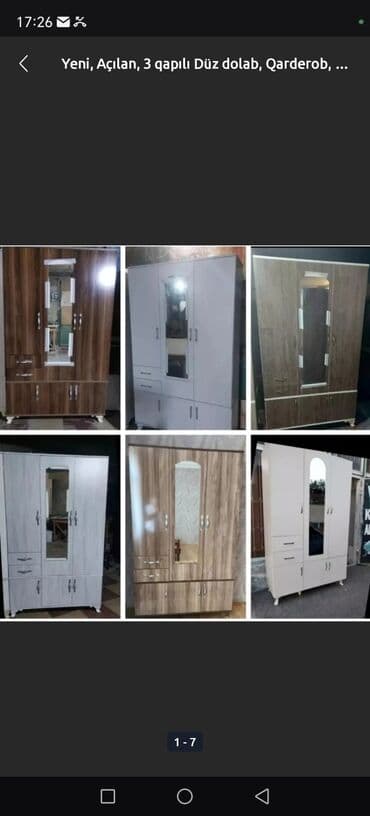 kombi ucun şkaf: Yeni, Açılan, 3 qapılı Düz dolab, Şifonyer, Rusiya — 8