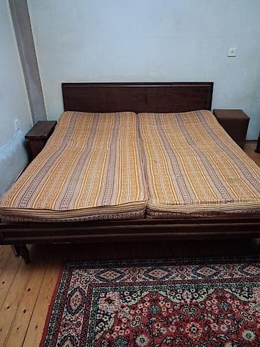 İkinəfərlik çarpayı, Bazalı, Matras ilə
