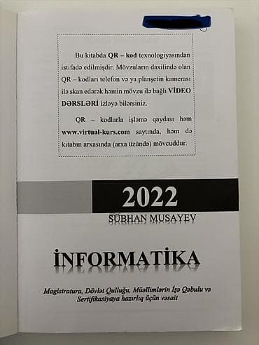 informatika 7: İnformatika 11-ci sinif, 2022 il — 4