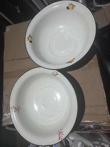 beton panel satilir: Məhsul: Dəst mətbəx və servis qabları 1) Dekorativ meyvə qabı - Üst — 3