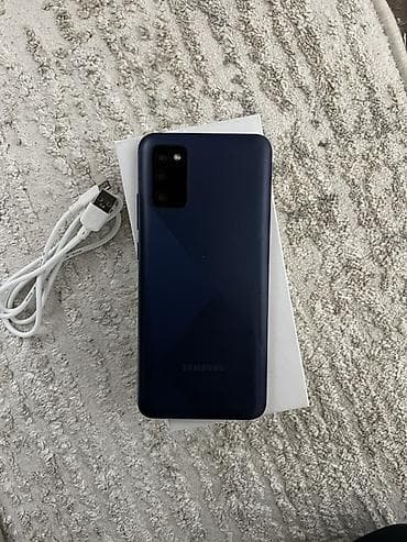 düymeli telefon: Samsung Galaxy A02 S, 32 GB, rəng - Göy, İki sim kartlı — 6