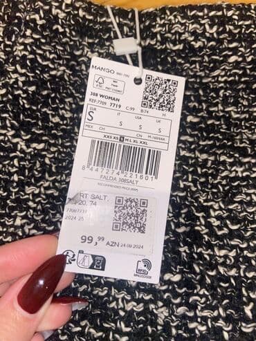 atlas qadın ətəkləri: Mini Ətək, Mango, S — 4