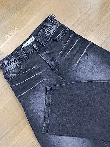 Жилеты, безрукавки: Джинсы, Bershka, M, цвет - Черный — 1