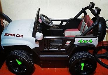 masin pult: Uşaq elektrik maşını – Jeep üslubunda “SUPER CAR” 4x4 - Korpus: açıq — 1
