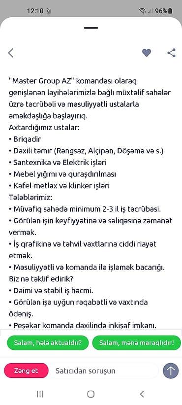 Услуги: Malyar – Eco-friendly Divar Kağızı Ustası xidməti - Ekoloji təmiz — 2