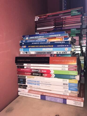 Тесты: Test kitablar. Ucuz qiymətə. köhnə testlər 50 qəpiyə. Kitablar 3-4 — 9