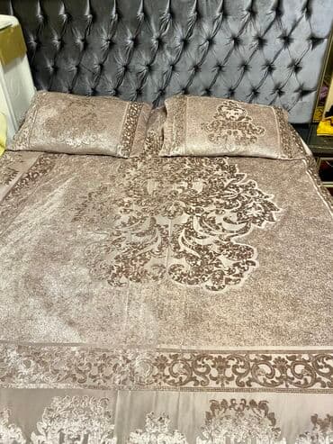 Yataq üçün İşlənmiş rəng - Çəhrayı Yataq örtüyü, Ünvandan götürmə