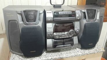 panasonic mikrodalga: Panasonic mini-hi-fi musiqi mərkəzi Xüsusiyyətlər: - 3 hissəli — 4