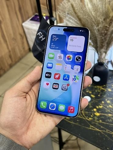 ucuz macbook pro: IPhone 15 Pro Max, 256 GB, Gümüşü, Face ID — 6