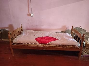 Təknəfərlik çarpayı, Matras ilə, Siyirməsiz