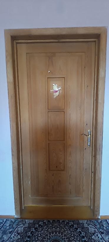 otag gapisi: Ağac daxili qapılar dəsti - Material: təbii taxta (ağac toxuması — 5