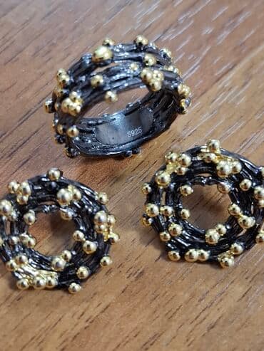 kişilər üçün vizitka qabı: Gumush komplekt
S925 — 7