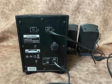 audio technica: Microlab Kolonka, Növ - Kompüter üçün, rəng - Qara — 4