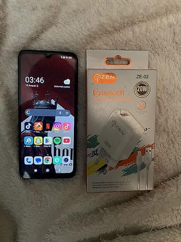 yeni modem: Poco C40, 64 GB, rəng - Qara, Sensor, Face ID — 8