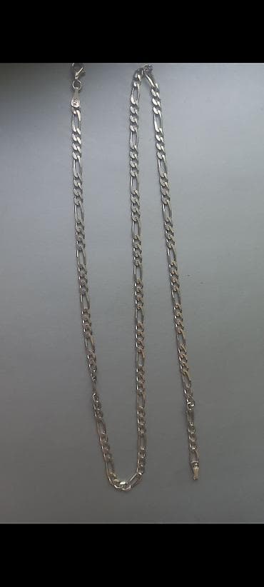 925 əyar gümüş boyunbağı - Material: 925 Sterling gümüş (klips — 3